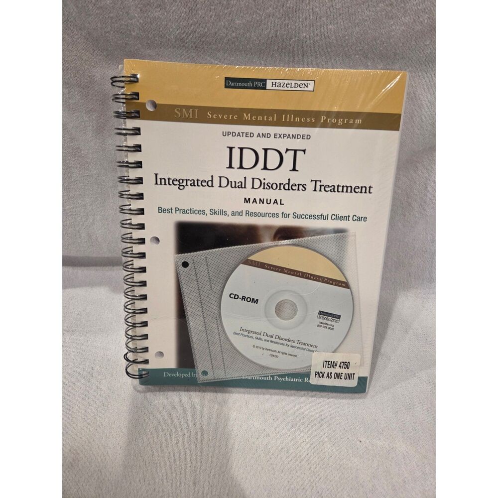 IDDT Integrated Dual Disorders Treatment Manual Hazelden Dartmouth NEW Sealed CD